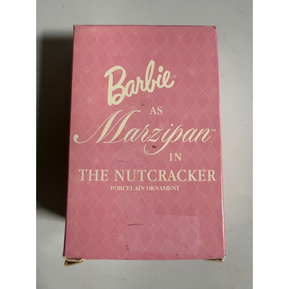 Barbie as Marzipan in The Nutcracker Porcelain Ornament 1999 Avon Exclusive Box
